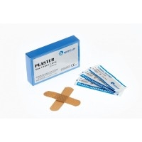 Pris pr. pakke kr. 29,- . Tradisjonelle plasterstrips i steril forpakning.